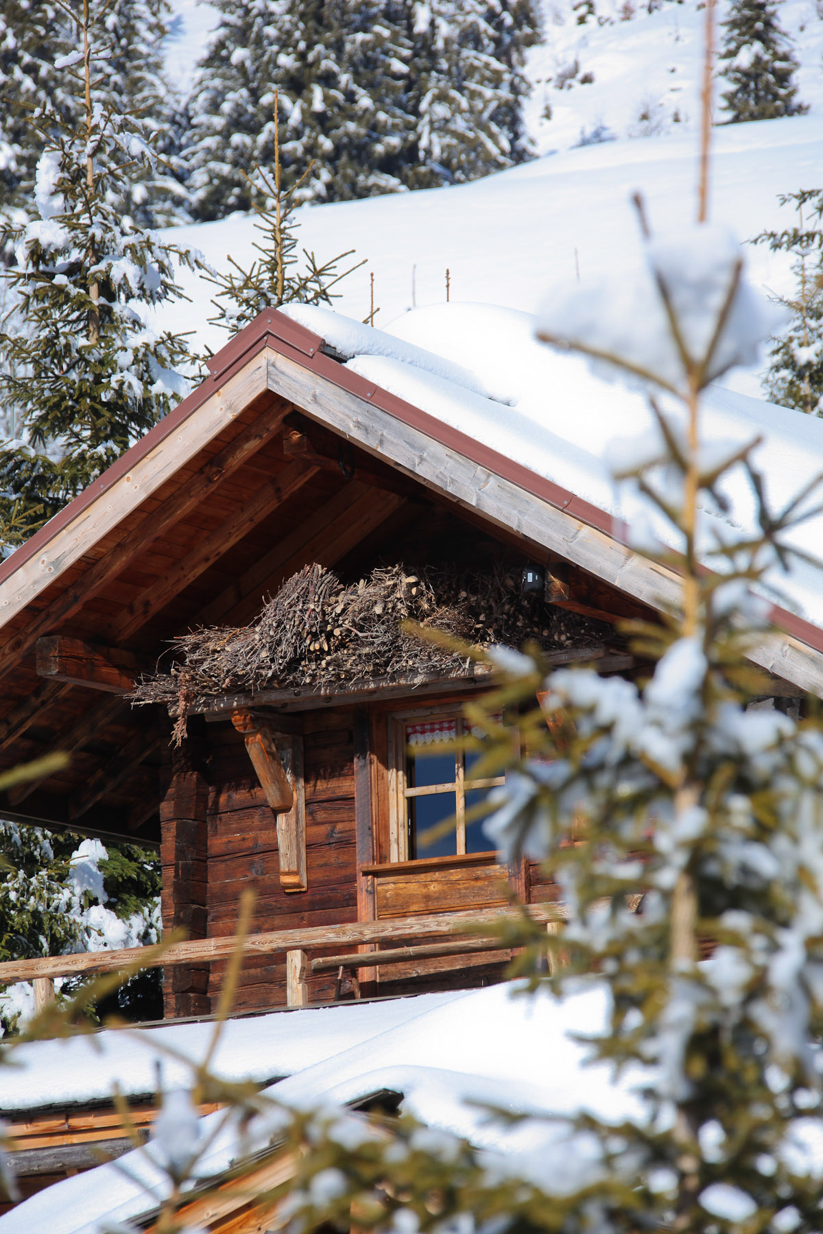 Hôtel restaurnat de la Croix Fry, situé dans la partie sud est du massif des Aravis