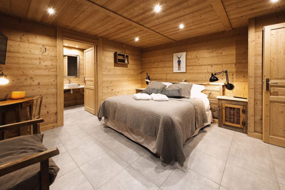 Chambre bas PMR - Chalet Croix Fry